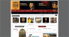 Desktop Screenshot of fondazionemandralisca.it